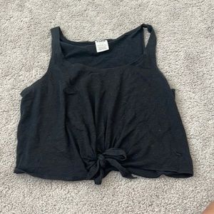 black tank top